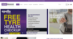 Desktop Screenshot of maniartyre.com